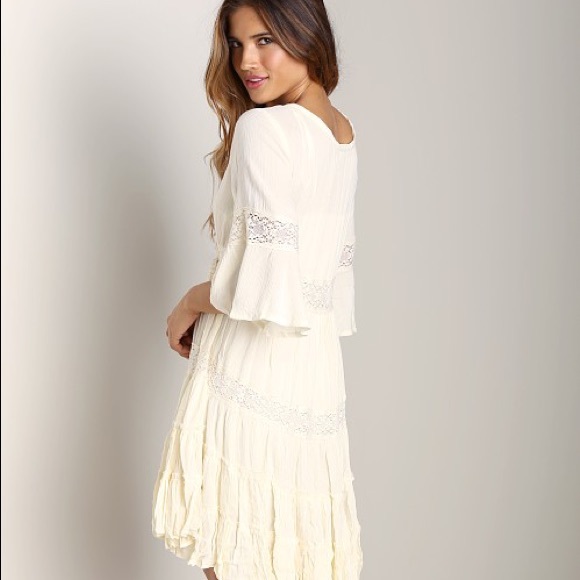 Free People Dresses & Skirts - Free People Dream Cloud Dress Ivory